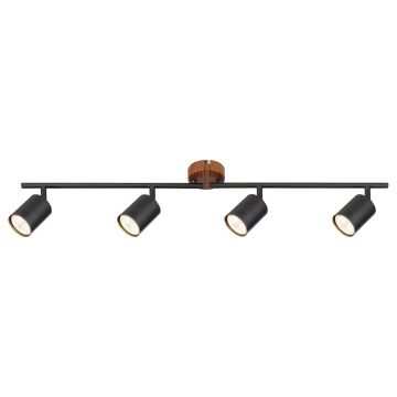 Lustra aplicata 4L design industrial Edmund negru