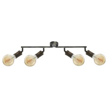 Lustra aplicata 4l design industrial Fidel auriu antic