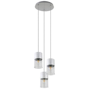 Lustra cu 3 pendule design industrial Zelkova