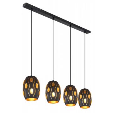 Lustra cu 4 pendule design modern decorativ NARRI negru