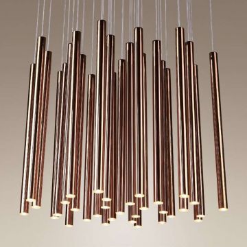 Lustra LED dimabila design Premium Class Quality ORGANIC COPPER