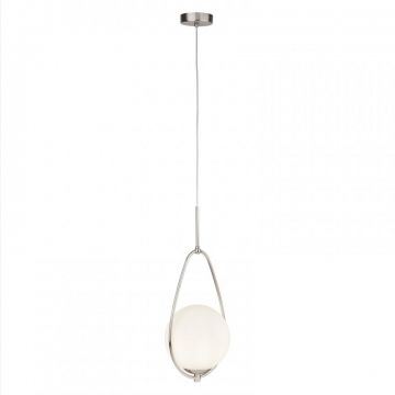 Lustra / Pendul design modern Avalon silver / opal 9171-1SS SRT