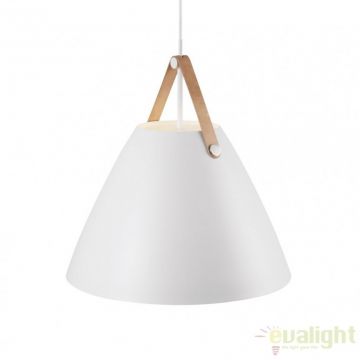 Lustra / Pendul design nordic Strap 48 alb 84353001 DFTP