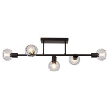 Lustra, plafoniera cu 5 spoturi design industrial Sullivan