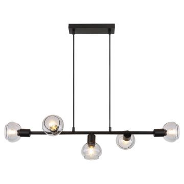 Lustra suspendata 5l design industrial Sullivan