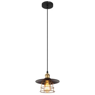 Pendul design clasic Viejo negru mat, cupru 22cm