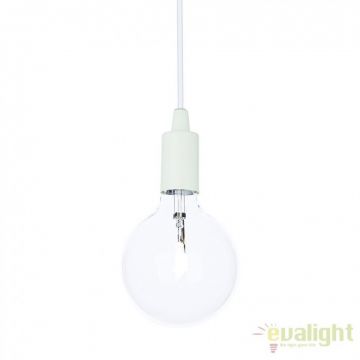 Pendul modern diametru 11cm EDISON SP1 BIANCO 113302