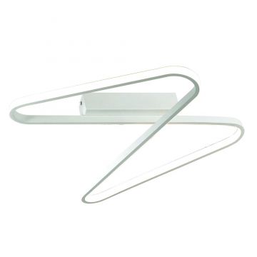 Plafoniera LED design modern geometric Erick alb