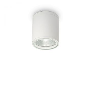 Spot aplicat de exterior IP44 GUN PL1 BIANCO 122663