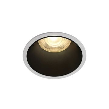 Spot incastrabil GU10 Chuck II alb/negru