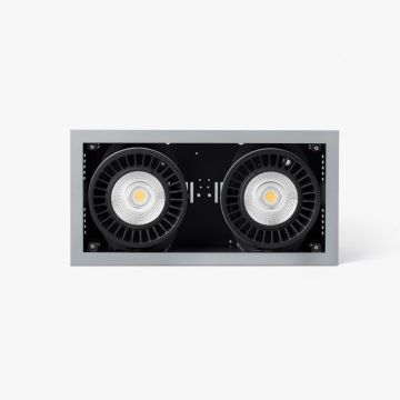 Spot LED incastrabil COLIN-2 Grey recessed 48-72W 3000K 56Â°