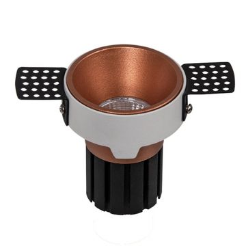 Spot LED incastrabil Trimless cupru 9W 3000K