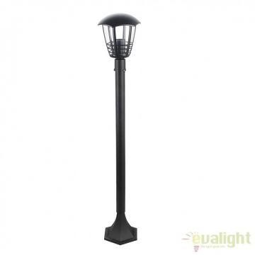 Stalp de exterior clasic, negru, inaltime 100cm, IP44 Marseille 8568 RX