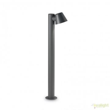 Stalp iluminat exterior modern IP43 GAS PT1 ANTRACITE 139470
