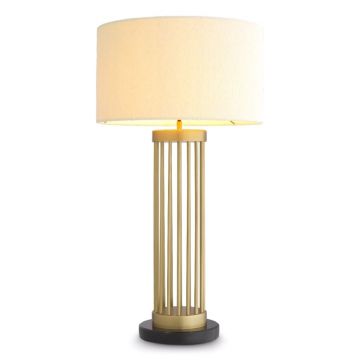 Veioza, Lampa de masa inalta design LUX Condo boucle crem