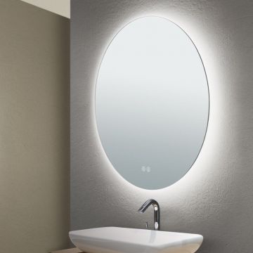 Oglinda baie cu iluminat LED dimabil IP44 FOCUS D-60cm