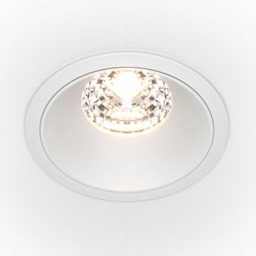 Spot LED incastrabil dimabil design tehnic Alpha alb, 8,5cm, 3000K