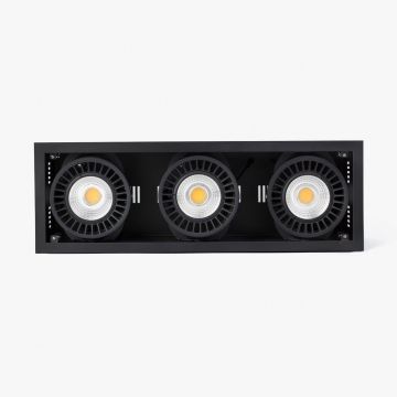 Spot LED incastrabil MINI COLIN-3 Black recessed 54-75W 4000K 56Â°