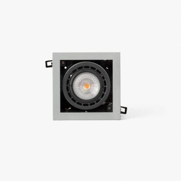 Spot LED incastrabil NANO COLIN-1 Grey recessed with frame 7-13W 2700K 20Â°
