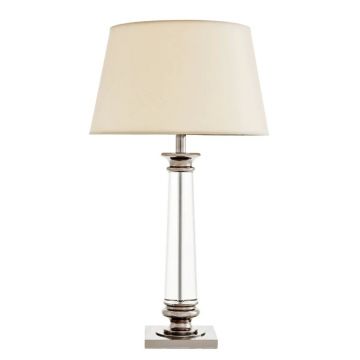 Veioza, lampa de masa LUX, finisaj nickel, H-74cm, Dylan 108839 HZ