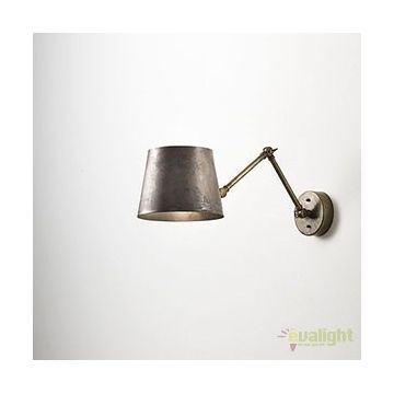 Aplica de perete design vintage, brat articulat, Reporter 271.05.OF