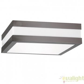 Aplica de perete, Plafoniera exterior IP44, finisaj antracit gri, 28,5x28,5cm, Stuttgart 8685 RX
