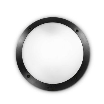 Aplica de perete pt. exterior, diam.30cm, IP66, POLAR-1 AP1 NERO