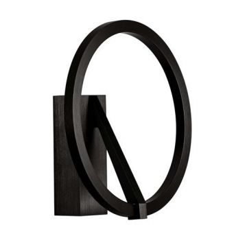Aplica LED de perete design minimalist TILIA negru