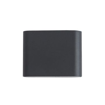 Aplica LED de perete pentru iluminat exterior, up/down, IP65 Cini grafit
