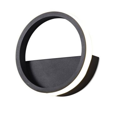 Aplica LED design modern minimalist KITESURF neagra