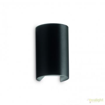 Aplica LED iluminat exterior design modern cu protectie IP44 APOLLO AP2 ROUND negru 137391