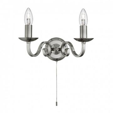 Aplica perete clasica design traditional Richmond argintiu 1502-2SS SRT