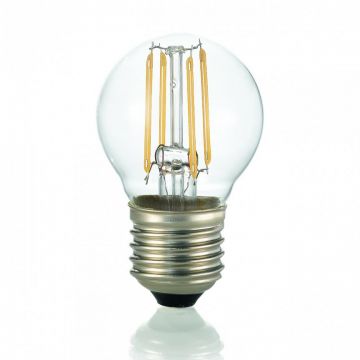 Bec LED E27 4W Sfera TRASPARENTE 4000K 153957