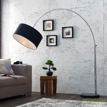 Lampadar elegant / Lampa de podea moderna Big Bow negru A-35399 VC