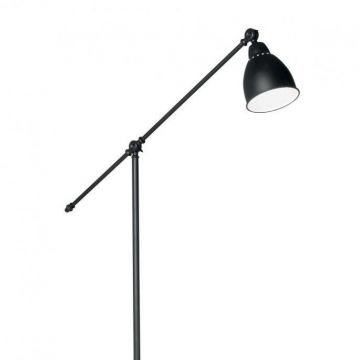 Lampadar, lampa de podea cu brat reglabil, finisaj negru, NEWTON PT1 003528