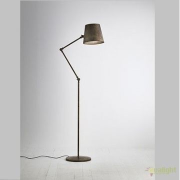 Lampadar, lampa de podea Vintage, Industrial Style cu brat articulat, Reporter 271.08.OF