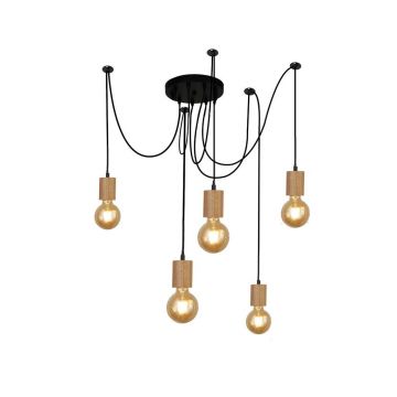 Lustra cu 5 pendule design minimalist Spinny