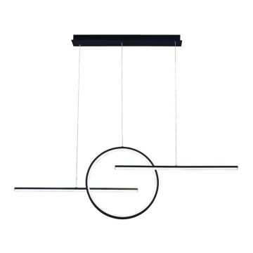 Lustra LED design modern minimalist KITESURF 50W neagra