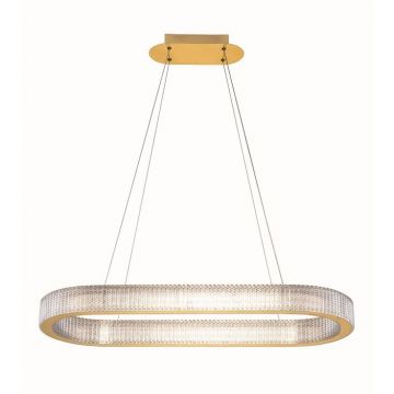 Lustra LED suspendata deosebita KLEPSIDRA, 90x30cm