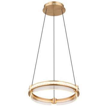 Lustra LED suspendata design circular cu telecomanda BLONDIE