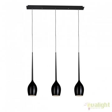 Lustra moderna Izza 3 BLACK