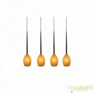 Lustra moderna Izza 4 Amber