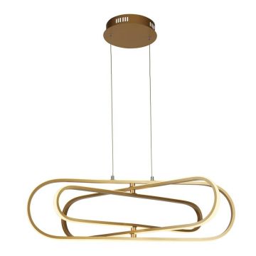 Lustra suspendata LED design modern Clip auriu