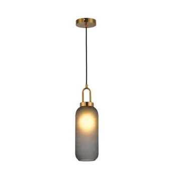 Pendul design modern Inor gri, alama antic 13cm