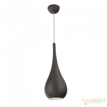 Pendul stil modern diam.20cm DROP negru