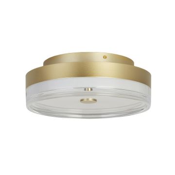 Plafoniera LED design minimalist Cyprus auriu, 40cm