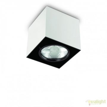Plafoniera, Spot aplicat dim. 15x15cm, MOOD PL1 BIG SQUARE BIANCO 140933