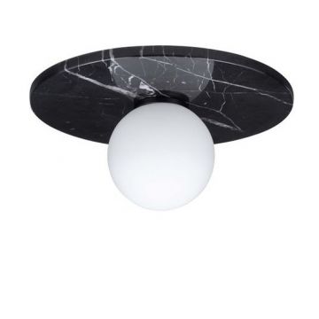 Plafoniera stil minimalist IDOR negru/opal