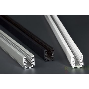 Sina metalica alba 2m, pentru spoturile pe sina de la Faro 64211