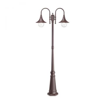 Stalp de exterior cu protectie IP44 CIMA PT2 COFFEE 246840 IDL